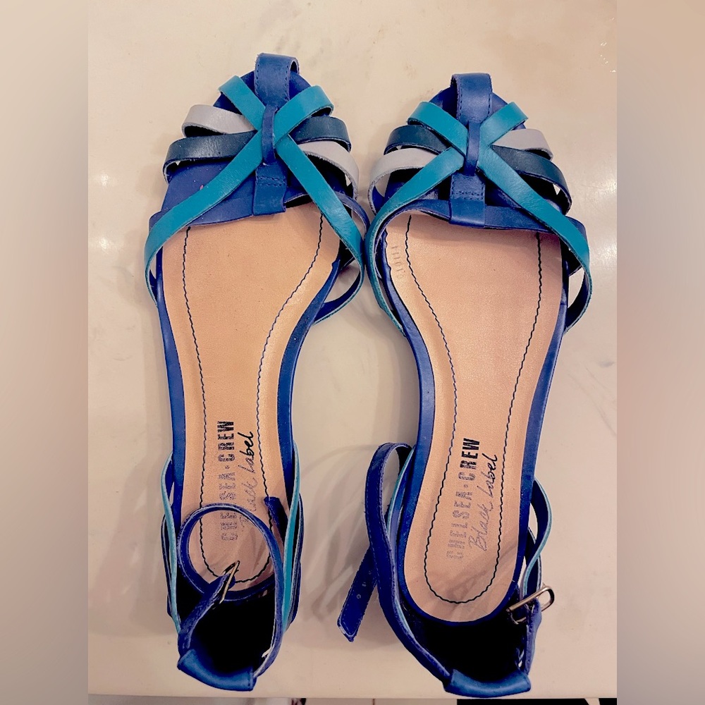 Chelsea Crew sandals, size 9, ankle strap